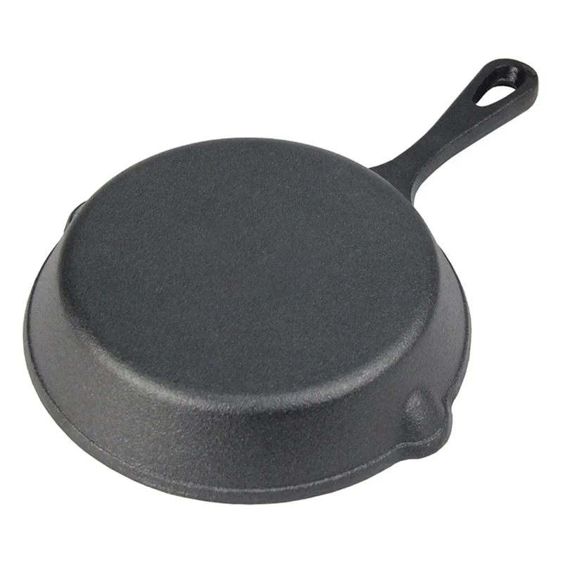 Preseasoned Nonstick Egg Steak Cast Iron Skillet 4/6/8/10/12 inch Cast Iron Skillet Grill Pan