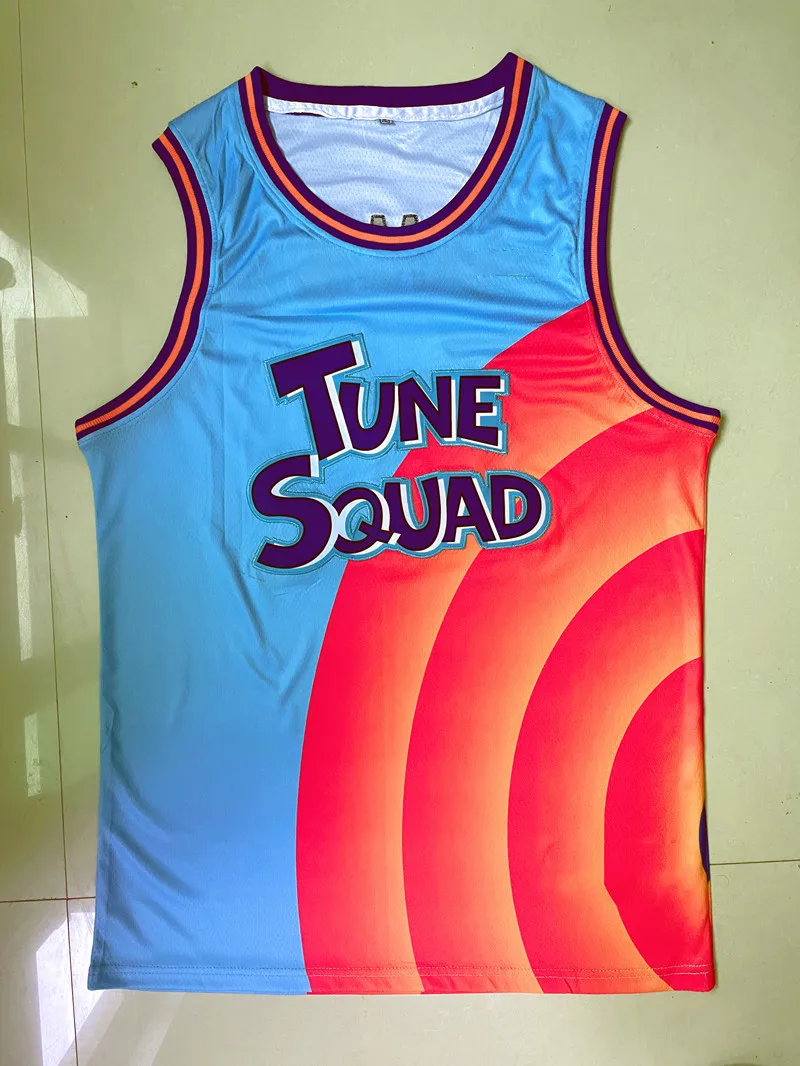Tune Squad Basketball Jersey For Men Custom Basketball Jersey Costume Space Shirts Jam Tops Movie Tune LOLA Squad Bunny