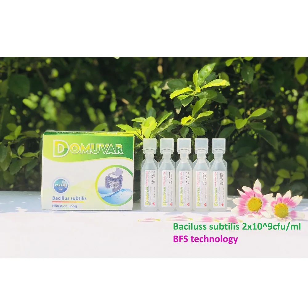 
Oral Liquid for Diarrhear human Health supplement Best price Sterile BFS technology Bacillus Subtilis Domuvar Probiotic 