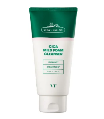 Корейское средство для ухода за кожей VT CICA, мягкое очищающее средство из пены