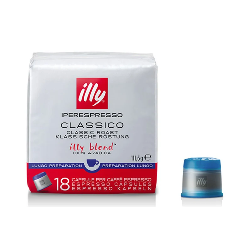 Top Quality Made In Italy ILLY IPERESPRESSO CLASSICO LUNGO coffee capsules For Export