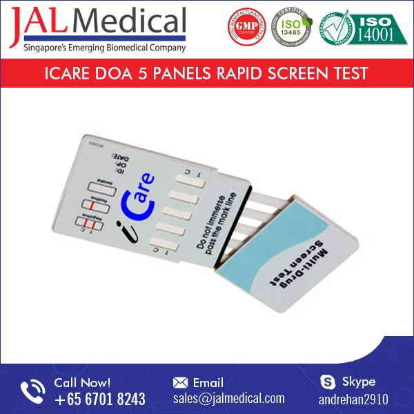 
Suitable for Point-of-Care Testing (POCT) Easy to Use DOA Panel Drug Abuse Test Kit 