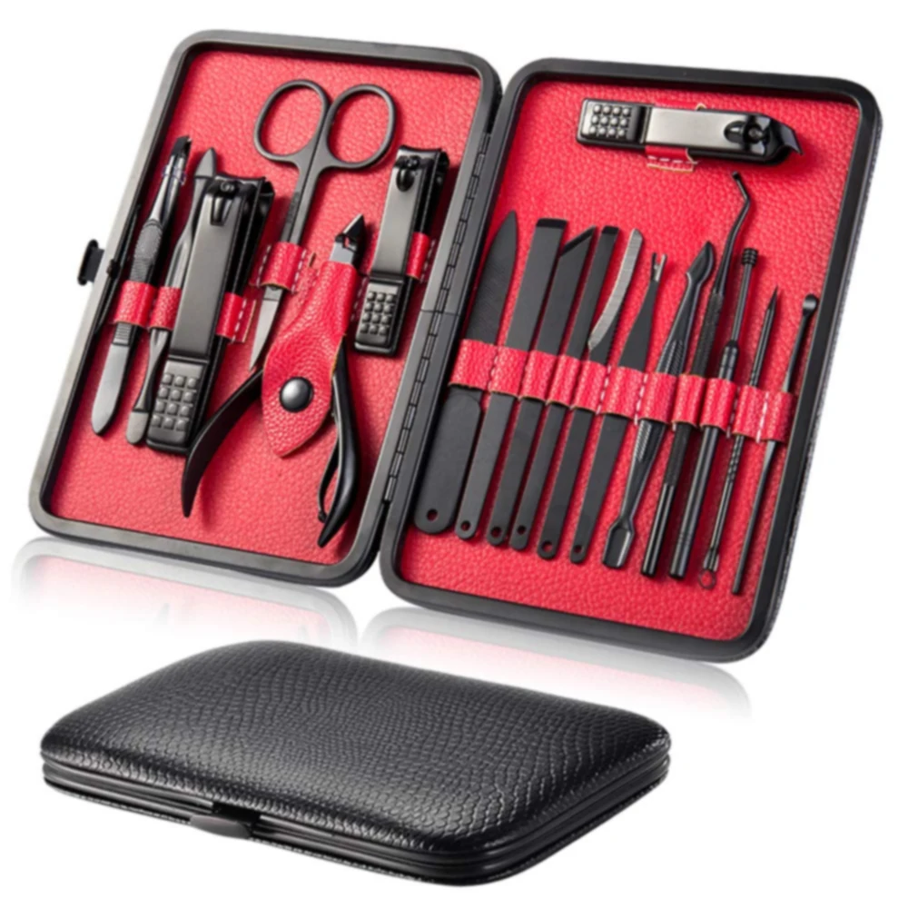  Набор кусачек для ногтей 7 шт. маникюрный набор из нержавеющей стали 12