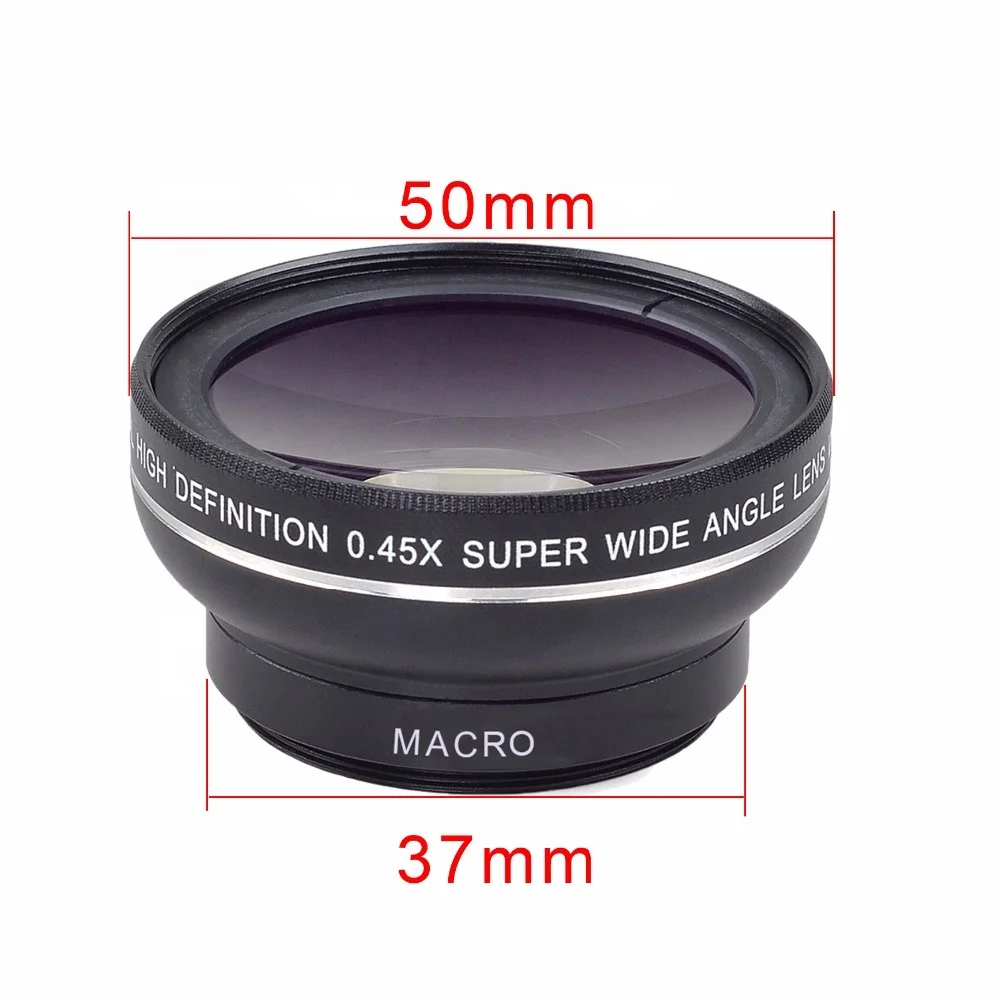 Cheap price  Mobile Phone Lens 0.45x Super Wide Angle HD Camera Lens Smartphone Camera Lens Kit For iPhone