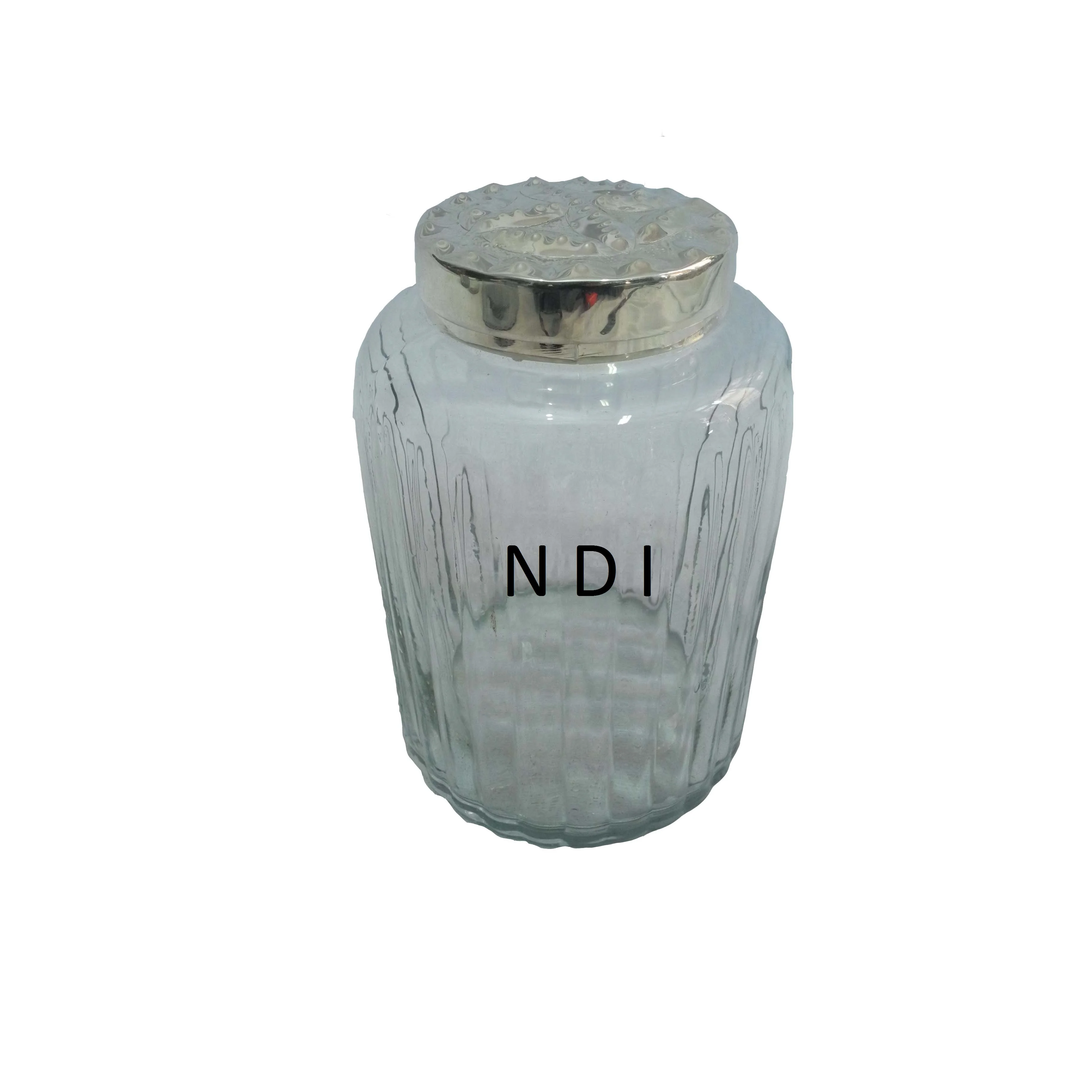  Домашнее ежедневное использование стеклянная банка для хранения меда и джема индивидуального размера с серебряной крышкой декоративная Мейсона пищевых продуктов