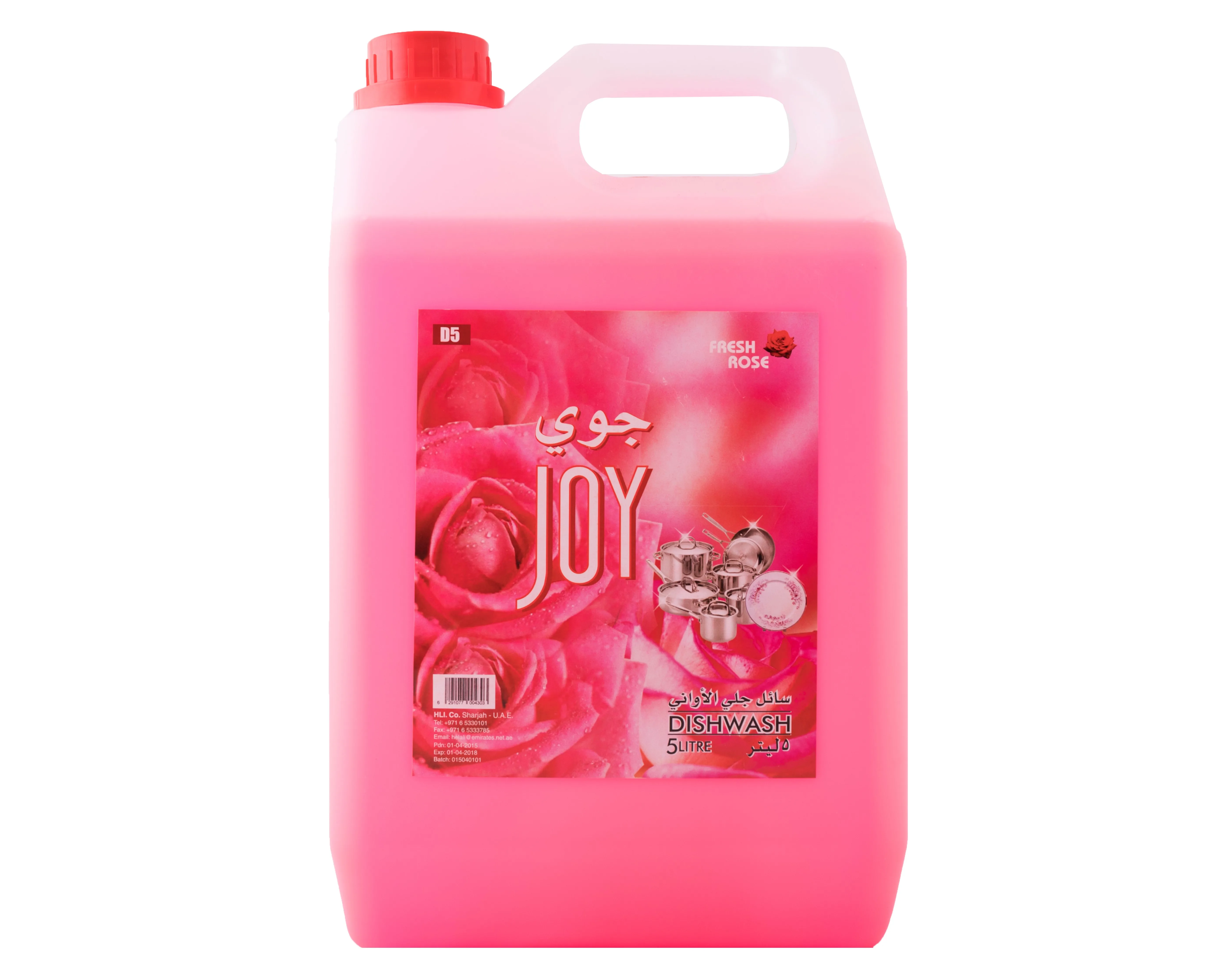 JOY DISHWASHING LIQUID 5LTR ROSE