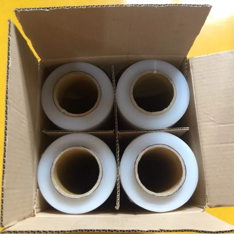Factory Wholesale PE Stretch Film Jumbo Roll Pallet Wrap Stretch Film Cheap Price High Quality