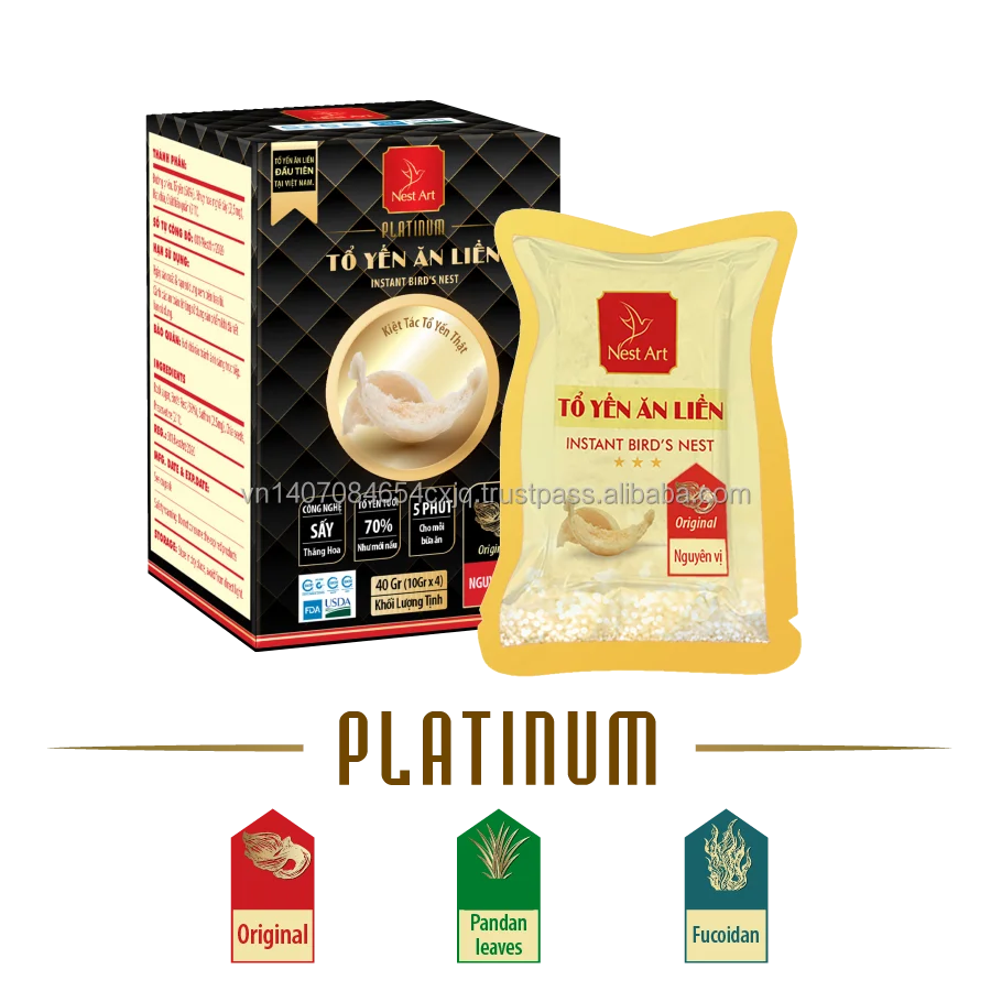 Хит продаж, Мгновенное Птичье гнездо Salanganes, Вьетнам, 100% натуральное Птичье гнездо, мгновенный напиток