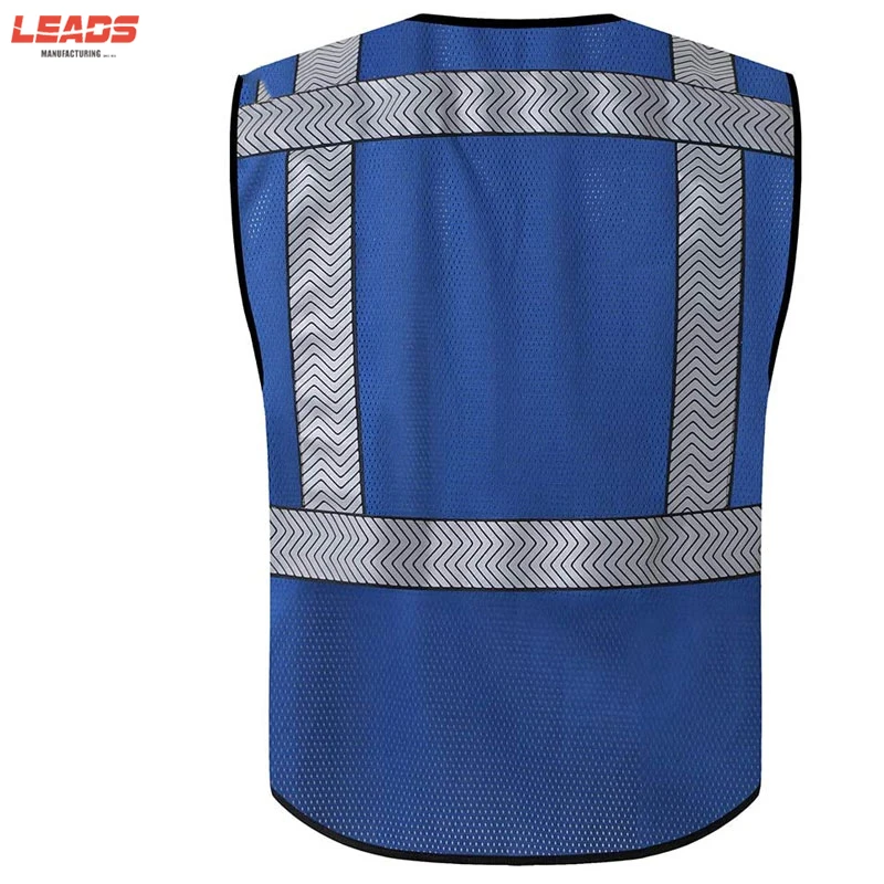 Safety Vest High Visible Patch with Pocket Security Guard Reflective Striping Protective Vests in Wholesale Price