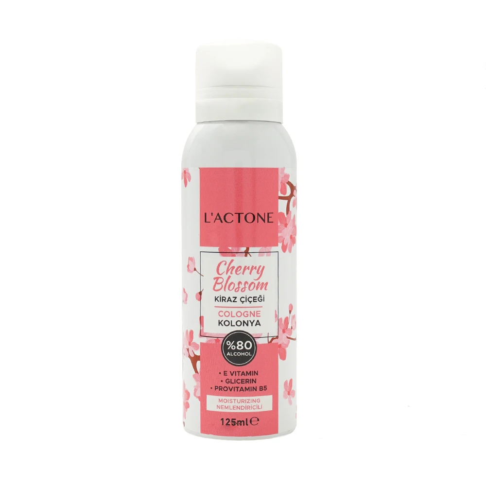 Hot Sale Lactone Cherry Blossom Cologne 125 ML Made in Turkey Private Label Available Wholesale From Factory OEM