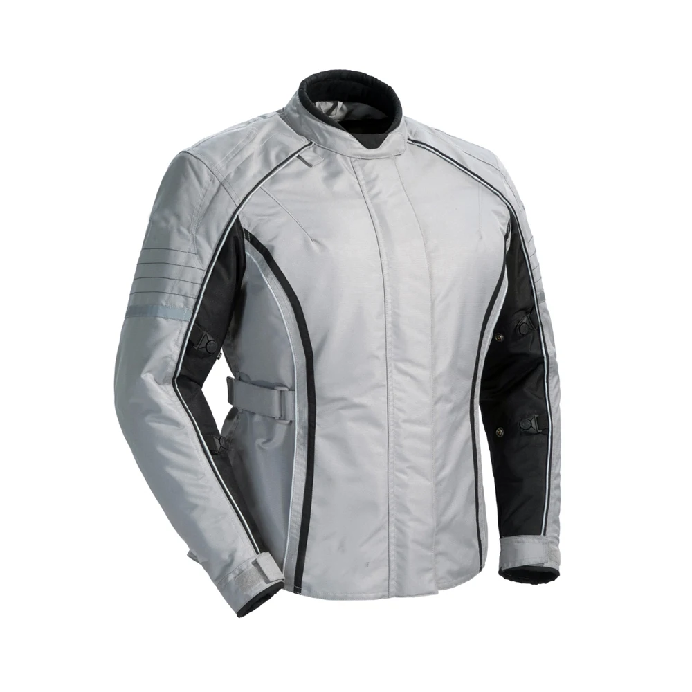 Women Motorbike Embroidery Cordura Jacket Made of top quality 600D Denier Cordura Fabric men leather jacket