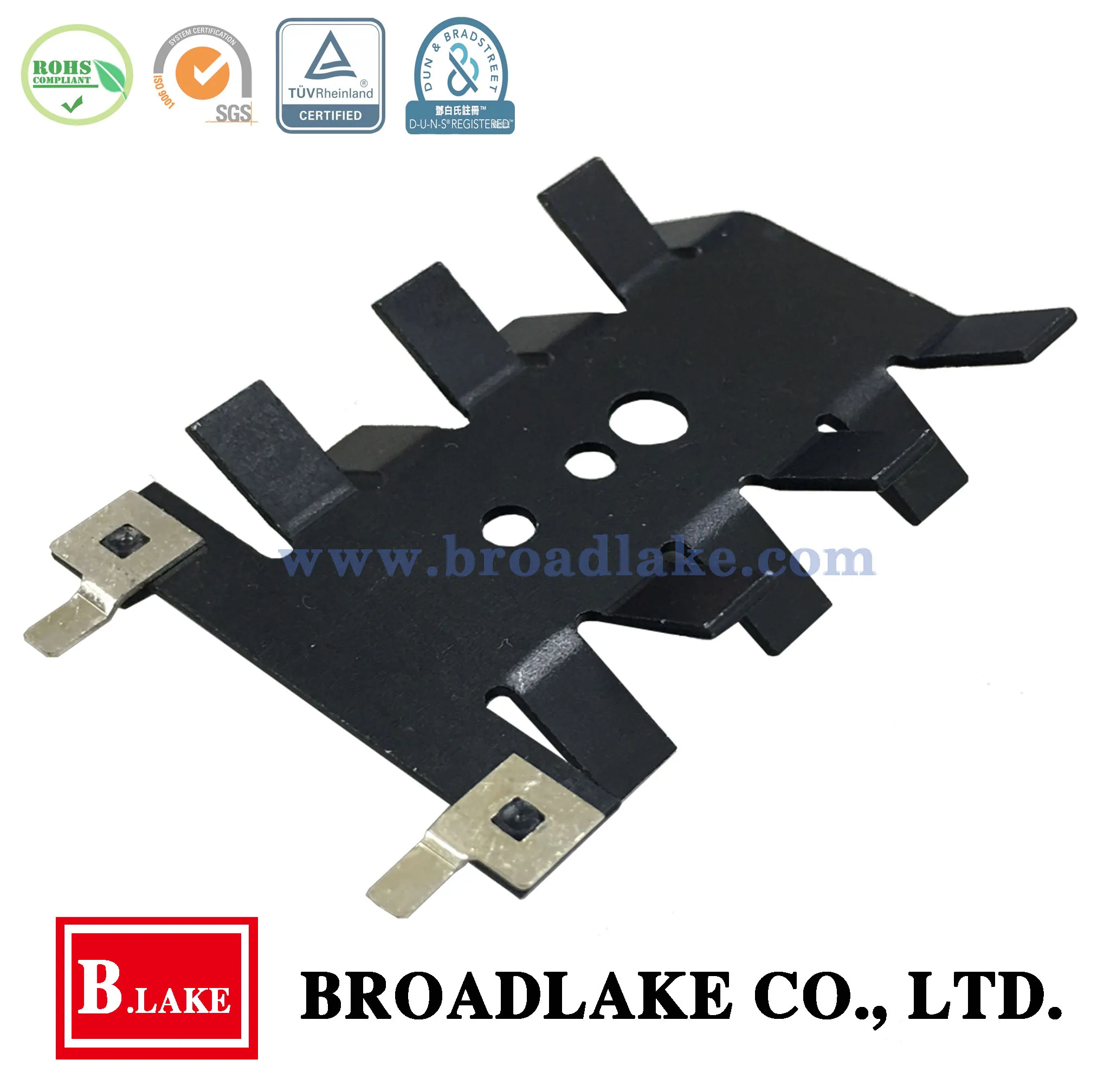 BK-ALU-0004-001 алюминиевый теплоотвод 10 ребер