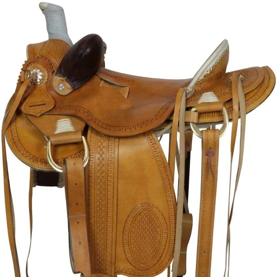 Star International High Quality Premium Leather Western Horse Saddle