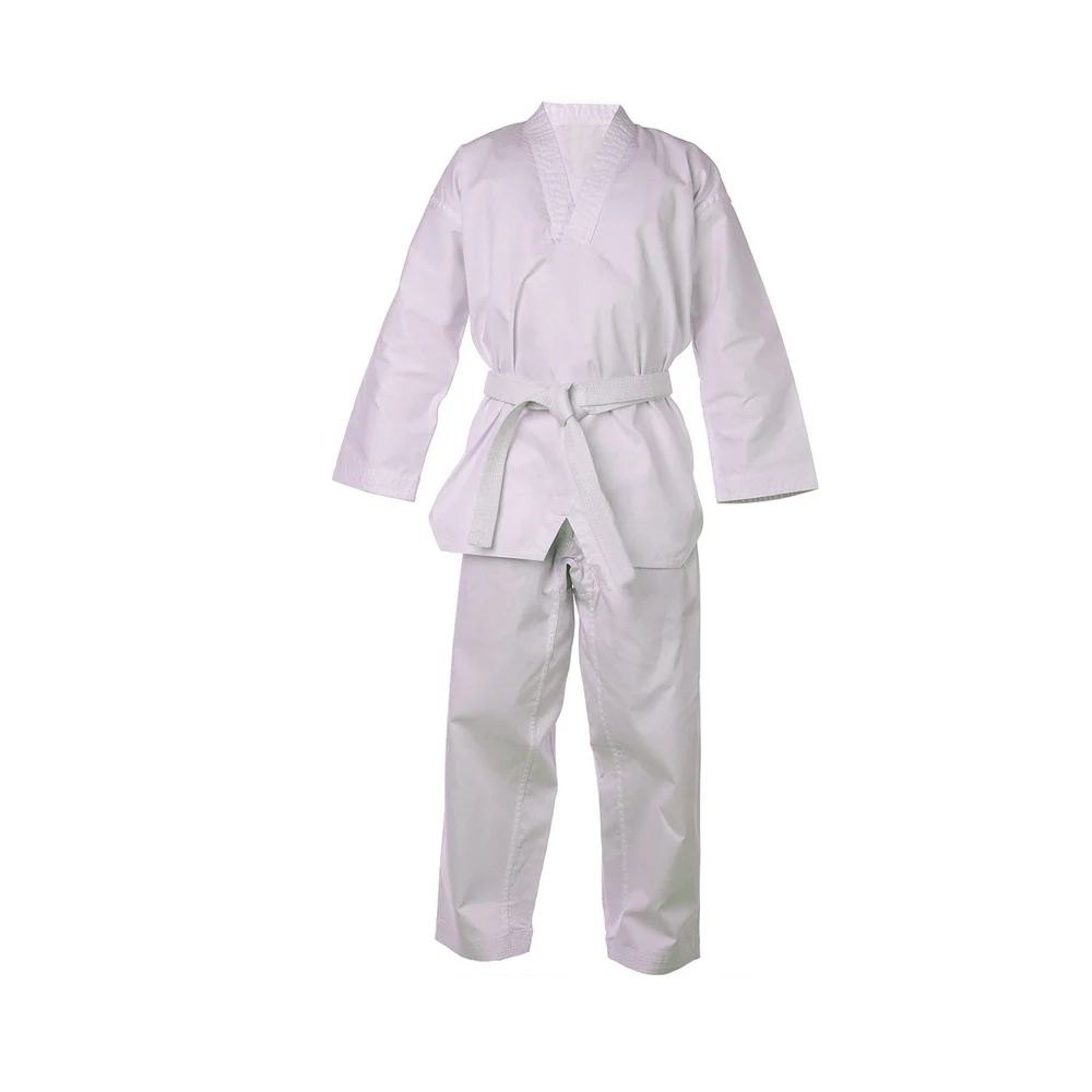 Adult children WTF dobok taekwondo uniforms, 100% Cotton taekwon do clothes kids Karate taekwondo suit