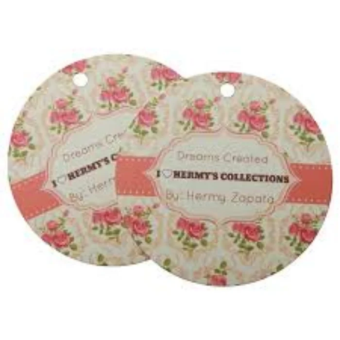 Custom own brand logo paper pvc jeans paper hangtags,customised clothing paper tag.