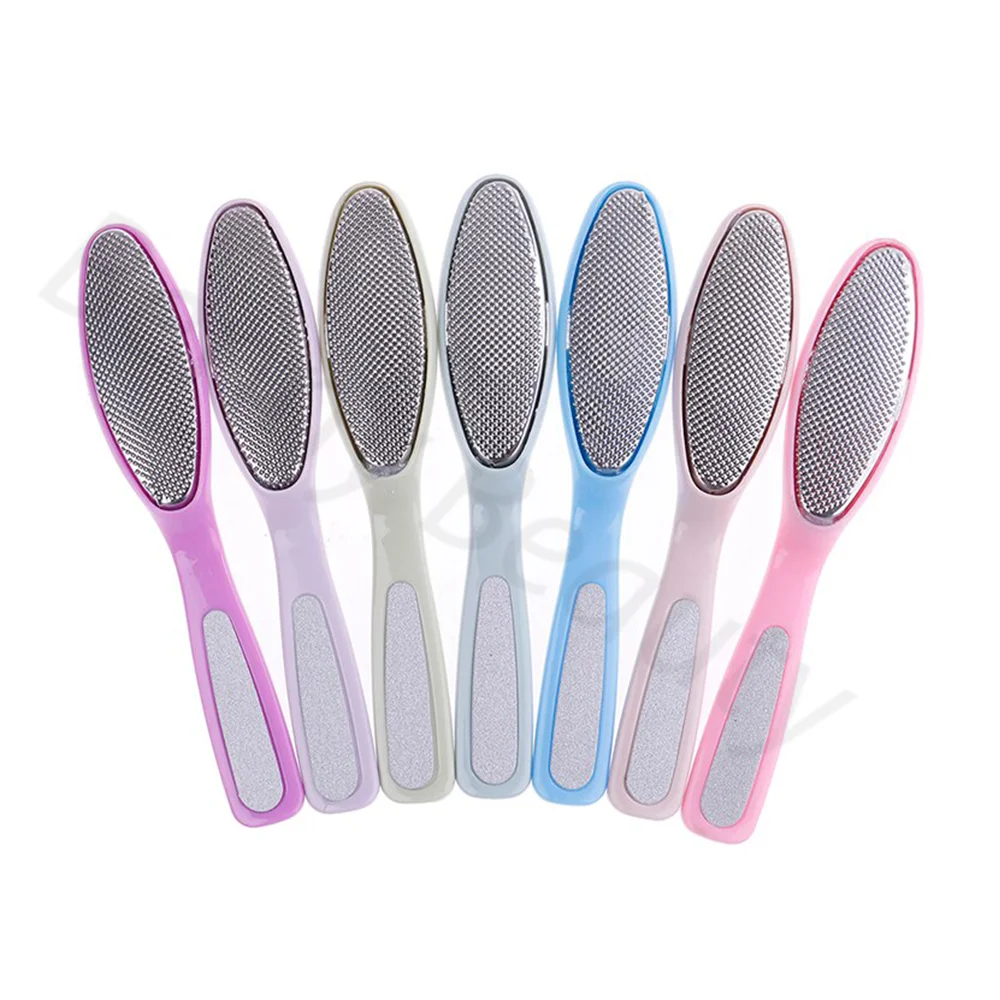 
 С педальным управлением нержавеющей стали царапин, удаляет мертвую кожу скребок для мозолей Remover Педикюр Рашпиль Терка для ног инструмент  