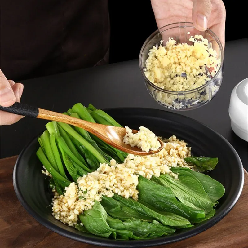 Измельчитель чеснока электрическая портативная мини-Мясорубка с USB-зарядкой