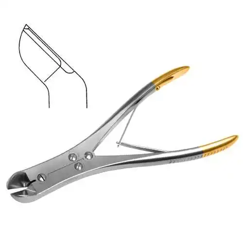 Compound Action TC Wire Cutter Tungsten Carbide Jaws 230mm Cutting Upto 5mm | Pin Cutter Pliers Ortho Bone Surgery Instruments