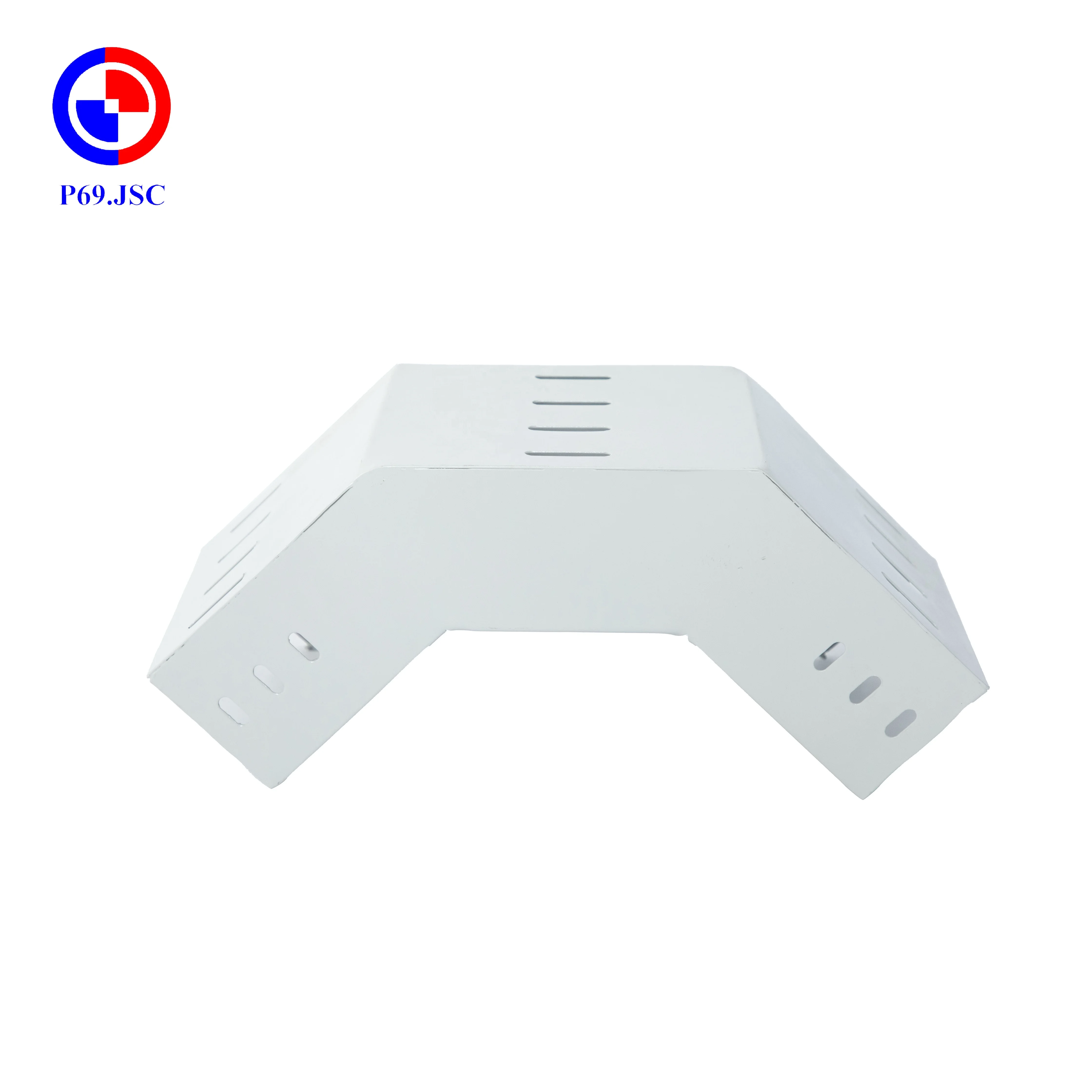 Upward Elbow Cable Tray Accessories Easy To Install Aging Resistant Protect Wires High Quality OEM Powder Coating