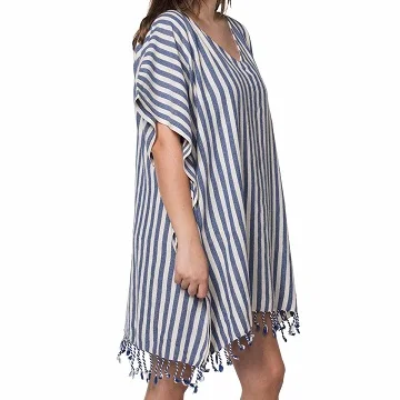 Homewear 100% Cotton Tunic Fashion Made Out Our Amuden Fabric  V Neck Shirt