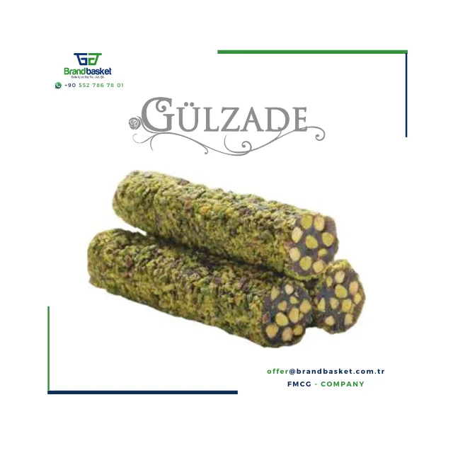 
GULZADE TURKISH DELIGHT ALEPPO PISTACHIO SAUSAGE 2kg 