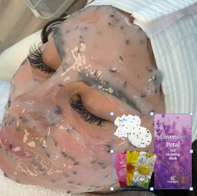 Wholesales OEM ODM Hydrojelly powder SPA Face mask Flower Petal Peel Off rubber jelly mask -  Korean Cosmetics