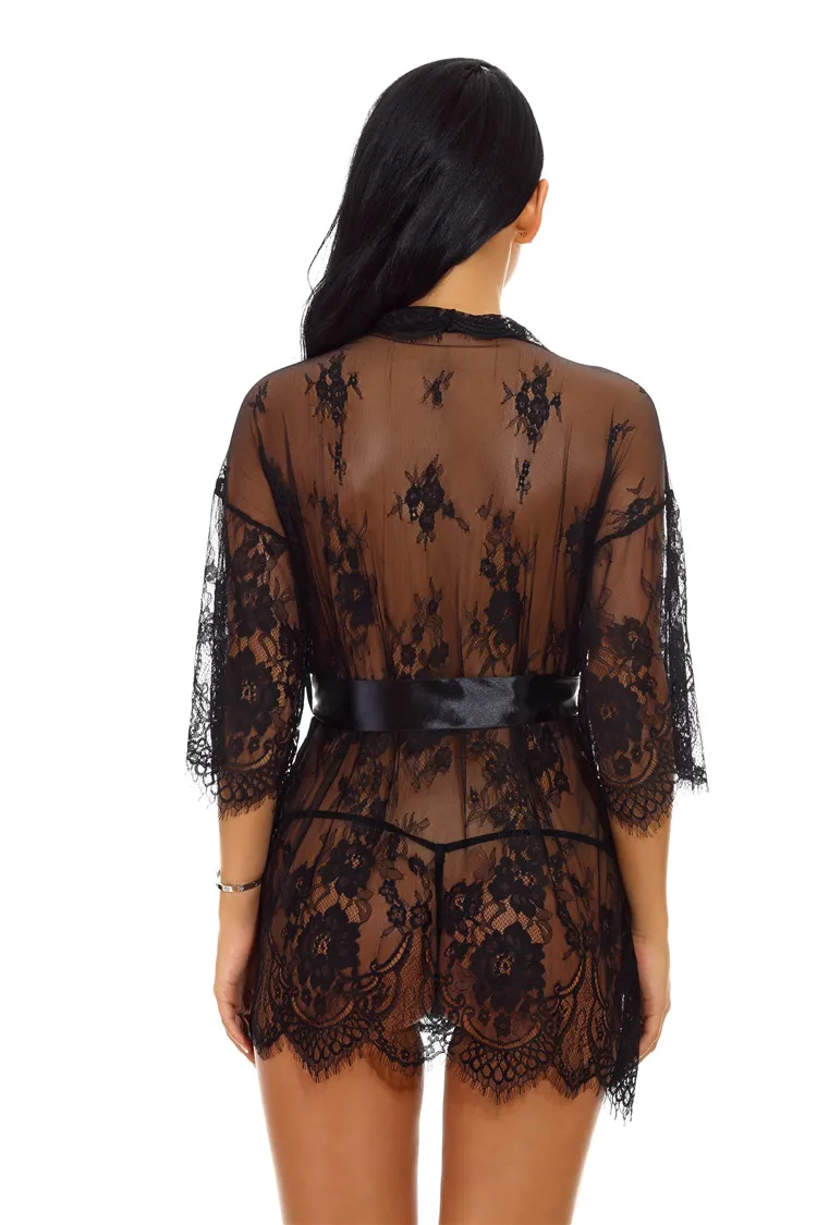 UD04 High Quality Japanese Kimono Women Lingerie Sexy Hot Transparent