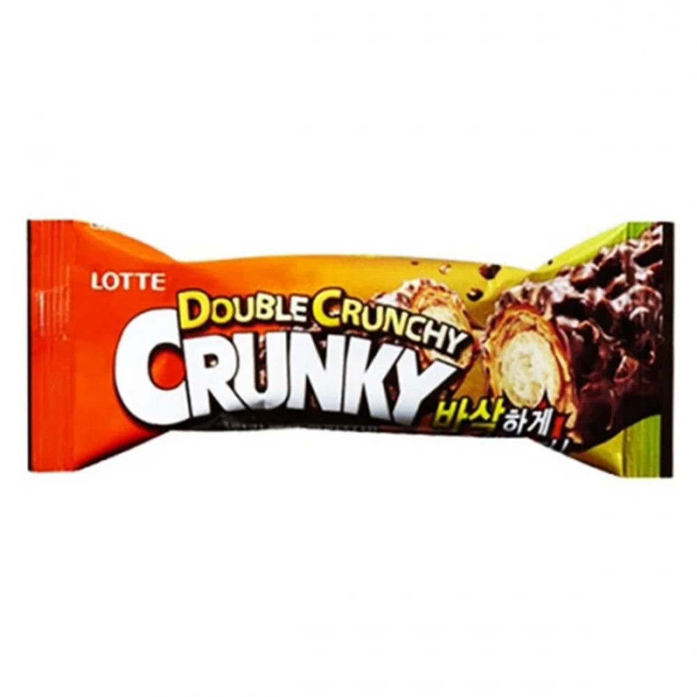 Lotte Mini Crunky 171gx8ea, Korean Chocolate,  milk butter delicious sweet black choco ball