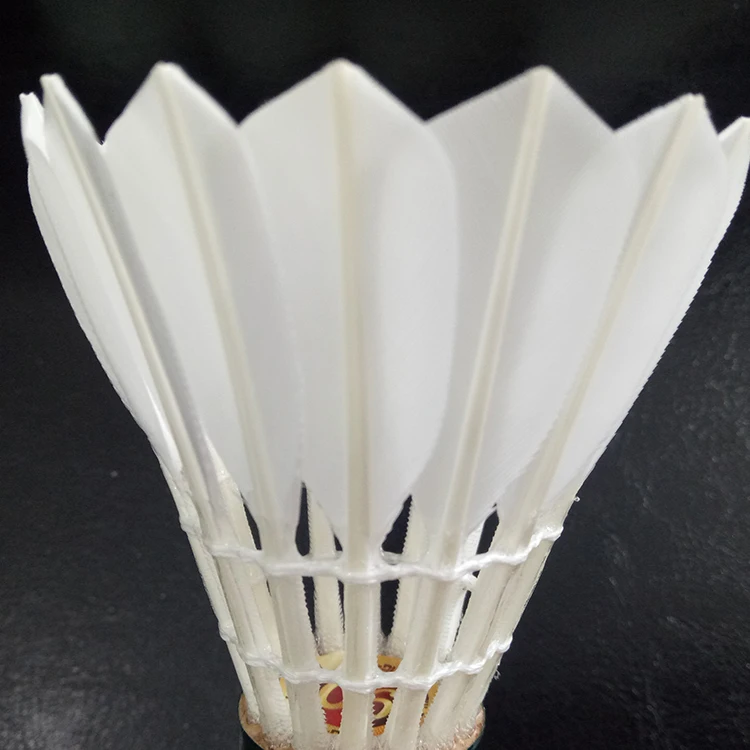 
aeroplane shuttlecock badminton and most durable duck feather shuttlecock 
