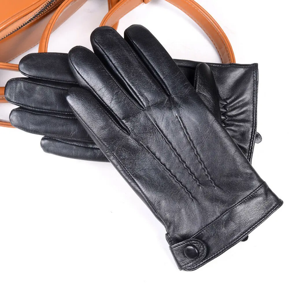
Best Quality Driving Gloves Female Black Dress Winter Real Leather Warm Driving Gloves Women 