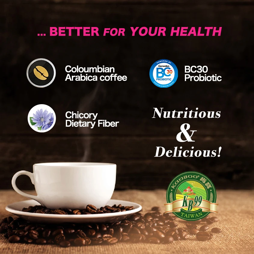 Slimming Natural Fiber Diet Loss Weight Sugar Free Instant Black Coffee