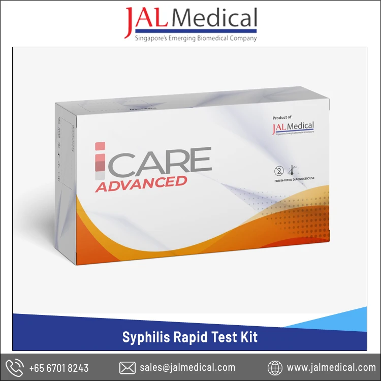 Great Leading Manufacturer of Best Selling One Step Single Use Rapid Syphilis Test Kit at Good Price