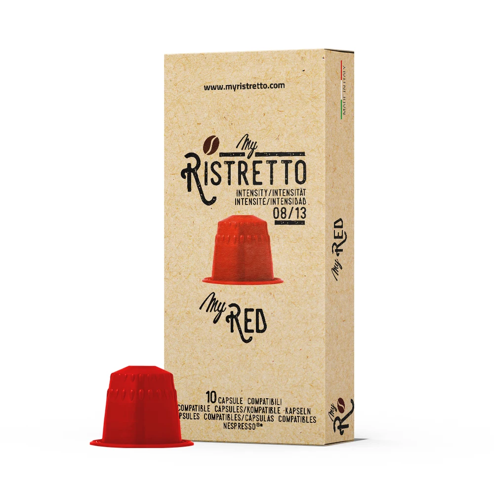 
Compatible Nespresso (R)* Coffee Myred 100 capsule - MyRistretto 