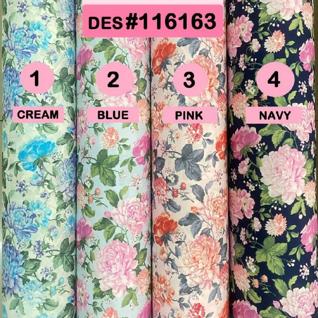 OEKOTEX-AZO FREE COTTON FLORAL PRINTED FABRICS