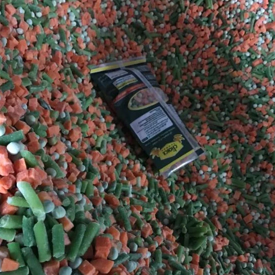 Frozen Mixed Vegetables(peas+beans+carrot) items