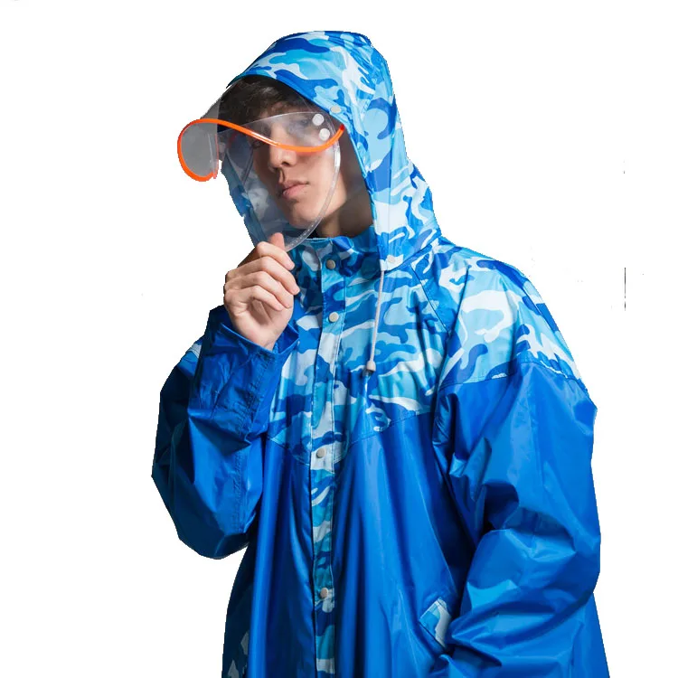 
Camouflage pink blue black waterproof poncho raincoat Camouflage pink blue black waterproof poncho raincoat