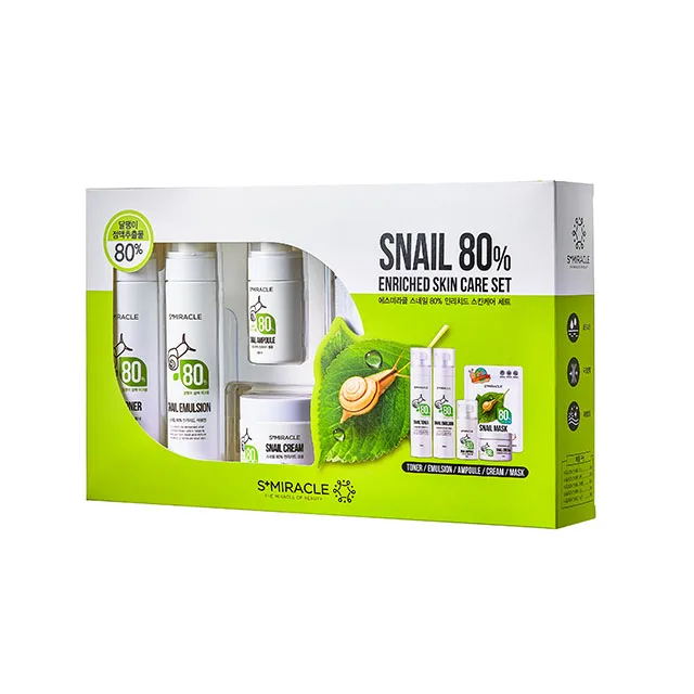 Здоровый ингредиент S + набор обогащен чудо-улиткой 80% сделано в Южной Корее