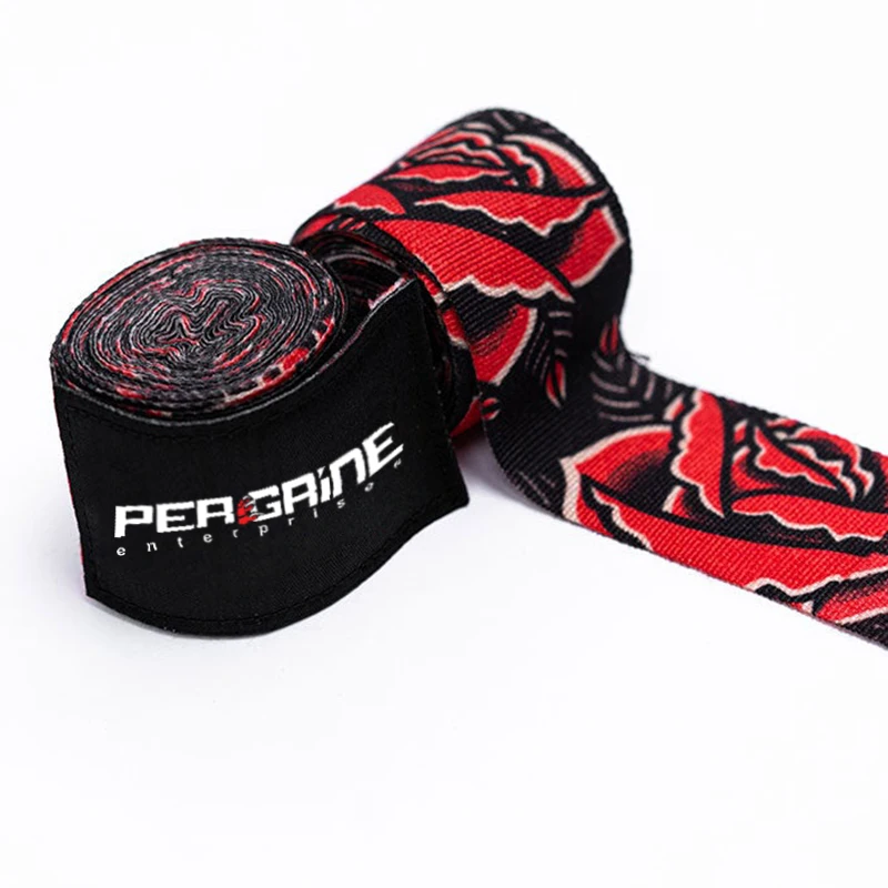 Индивидуальный Логотип низкая цена внутренняя эластичная хлопковая лента для фитнеса боксерская ручная манекен тренировок по боксу индивидуальные размеры HW - 1002 PK