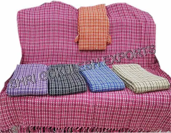 Cotton Moroccan Throw Blanket Bohemian Striped Throws Blanket Customize High Quality Large Size Space Travel Jacquard Technics
