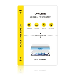 UV Curing Screen Protector 5H PET Light Hardening Film for Cutting Machine
