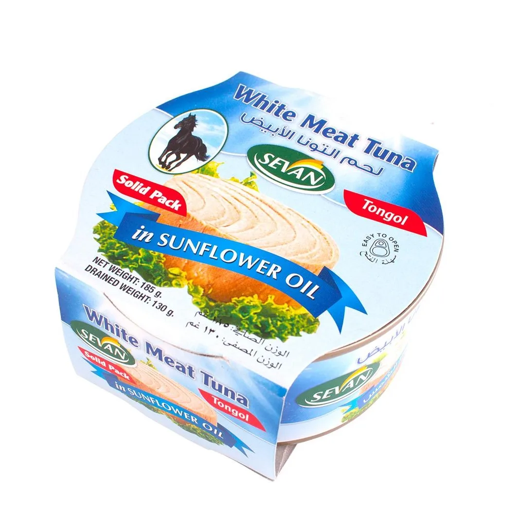 
Canned Tuna Meat in Sunflower Oil 
