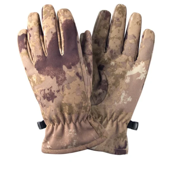 Winter Outdoor Anti-slip Fishing Shooting Camouflage Elastic Full Finger sports Hunting Gloves