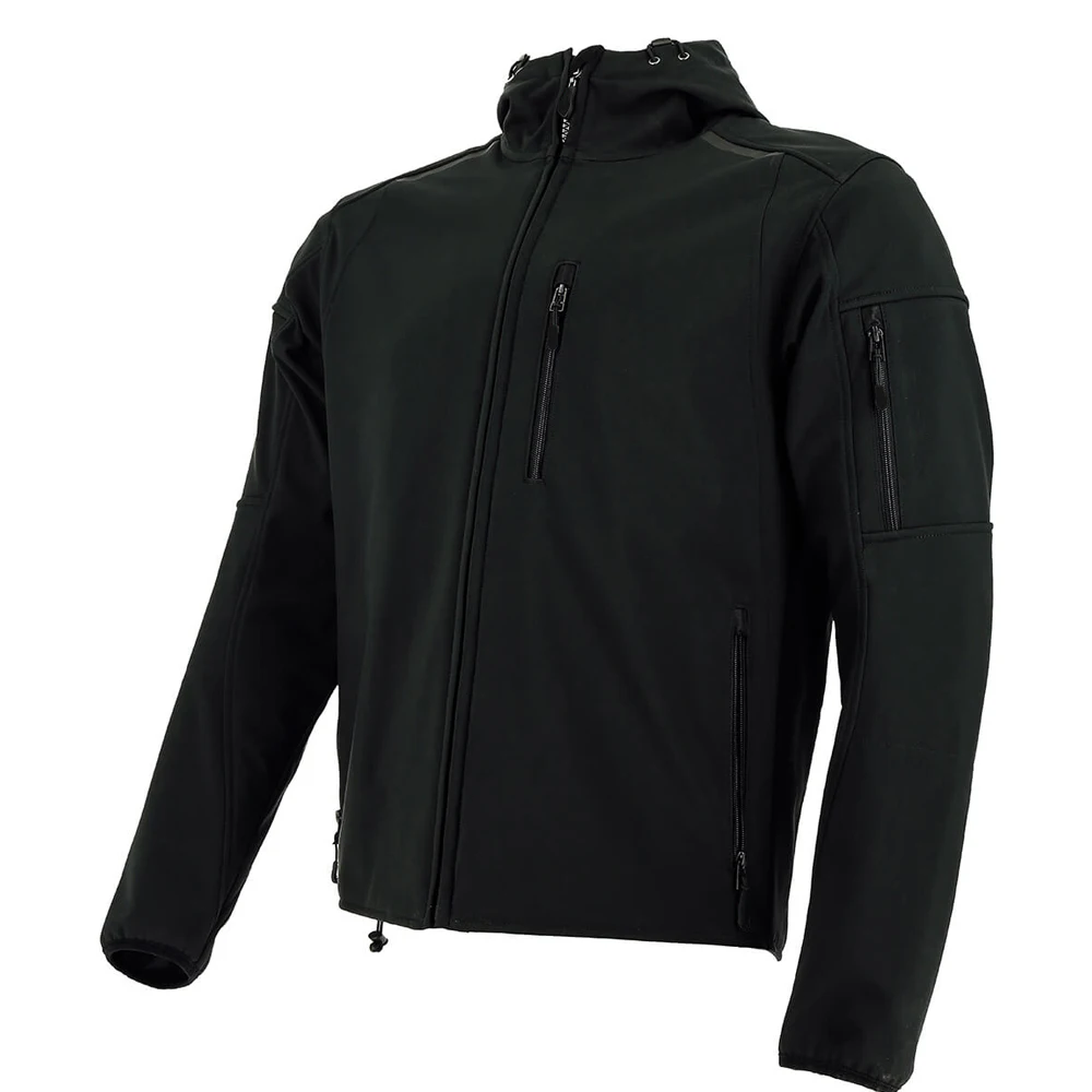 CE Approved High Quality Pure Cotton Moto Bike Hoodies with brass zipper and bottom Rib for Men, Prime Protection