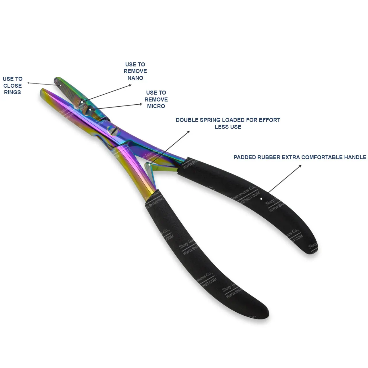 Removing Micro and Nano Rings Plier