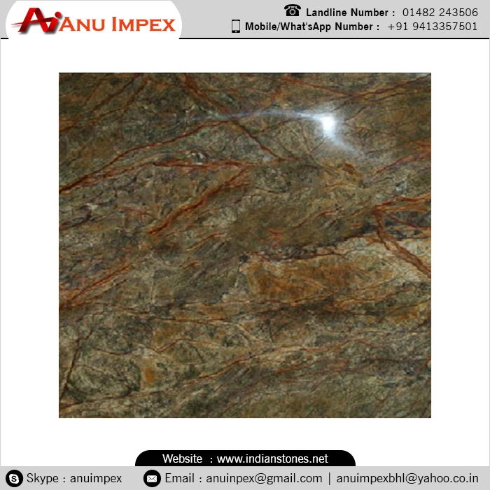 Natural Bidasar Green Marble Stone Contact For Bulk Order
