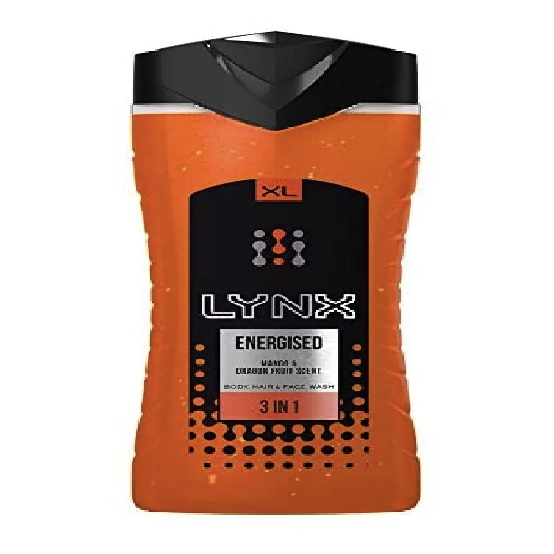Lynx Gold Body Wash And Shower Gel For Men And Women, Long Lasting Energised Mango And Dragon Fruit Fragrance