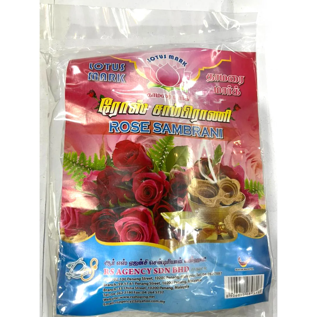 LOTUS Rose Sambrani высококачественные Ароматические круглые благовония для молитвы
