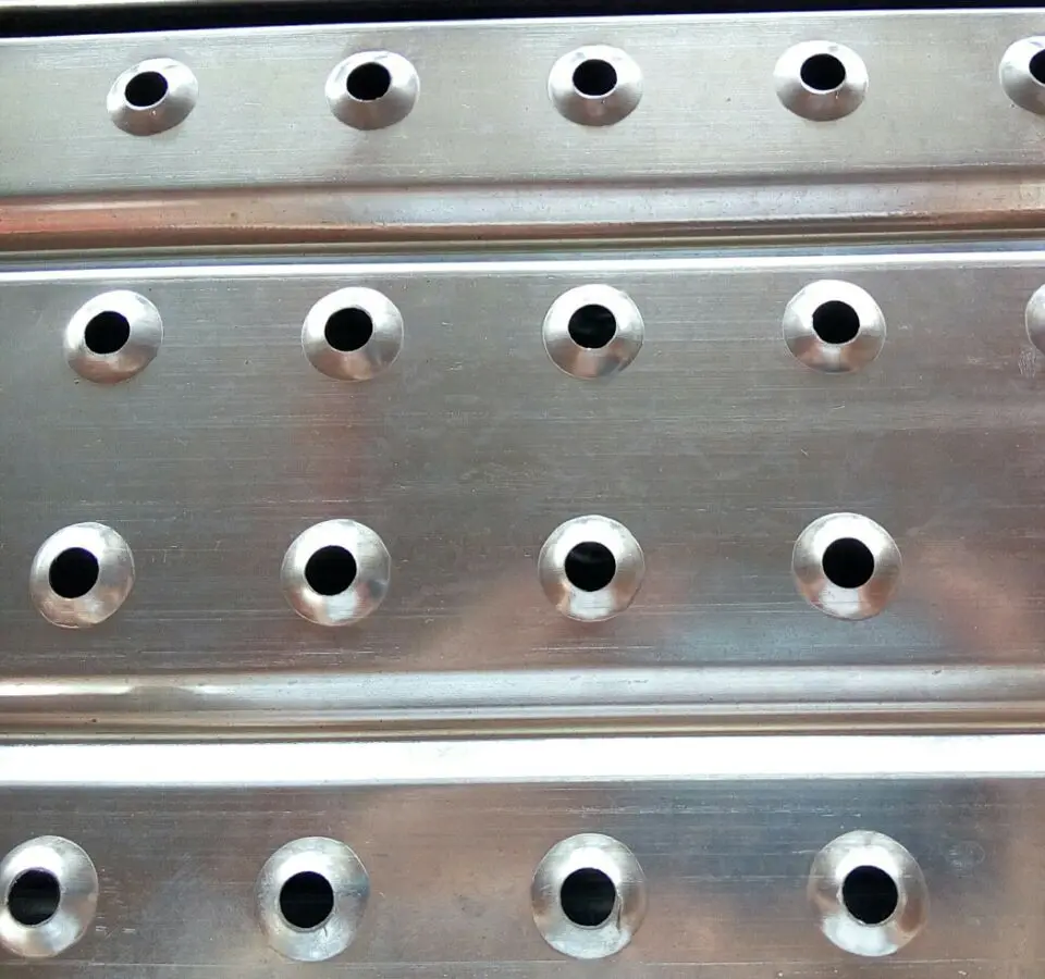 Scaffolding Pedal Pine Planks Steel Catwalk Platform