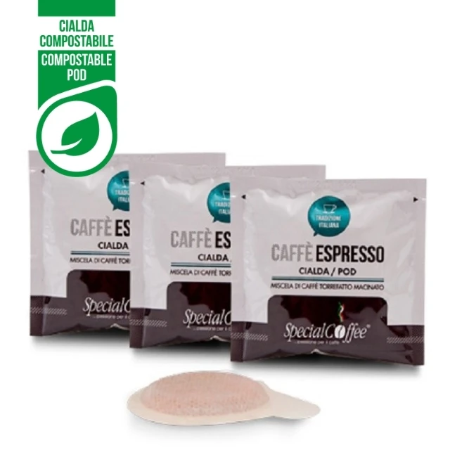 
Italian premium quality coffee POD/CIALDE ESPRESSO PREMIUM 7g easy for a perfect espresso at home or at restaurant 