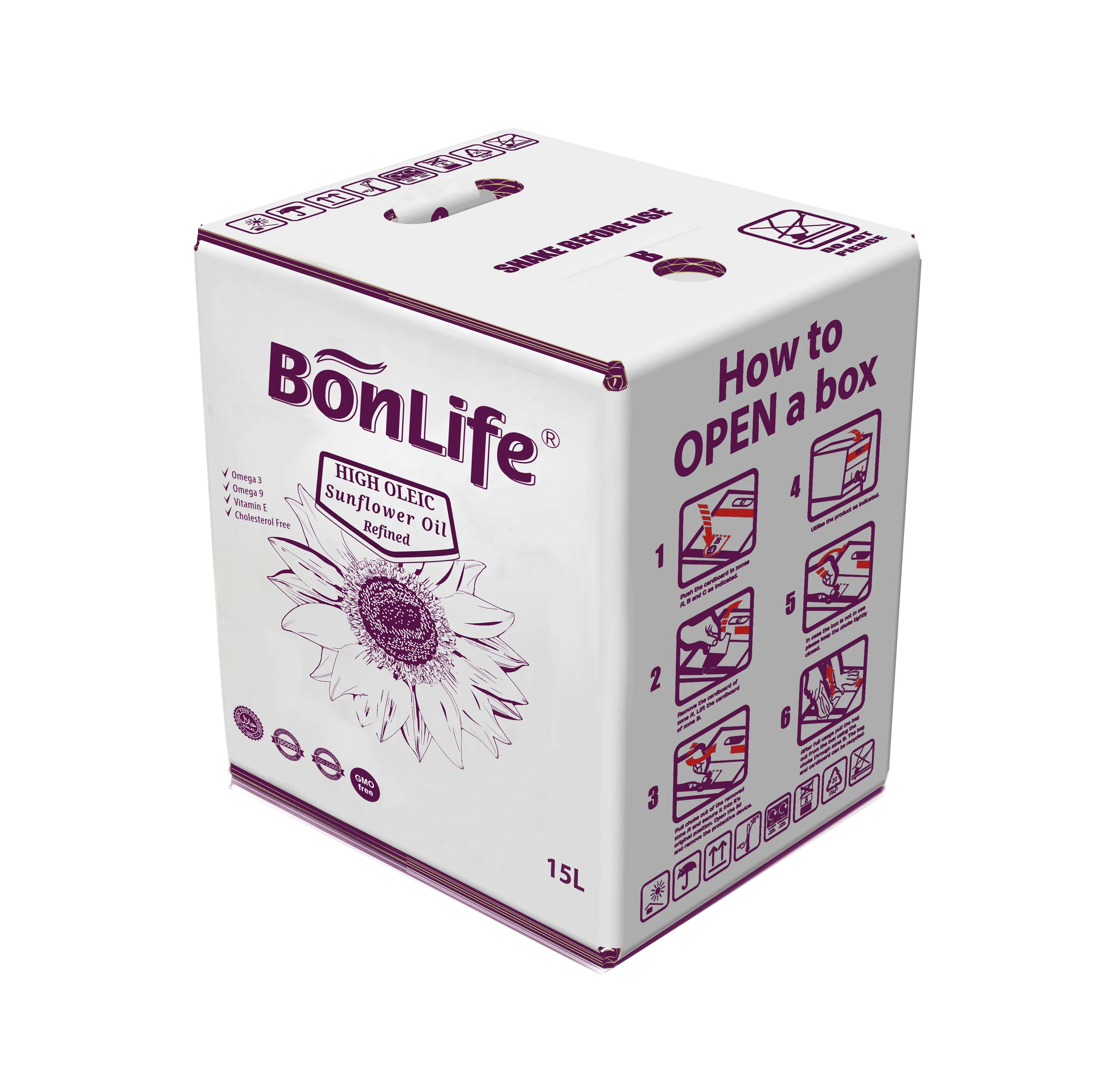 BONLIFE High Oleic Sunflower Oil, 18L tin